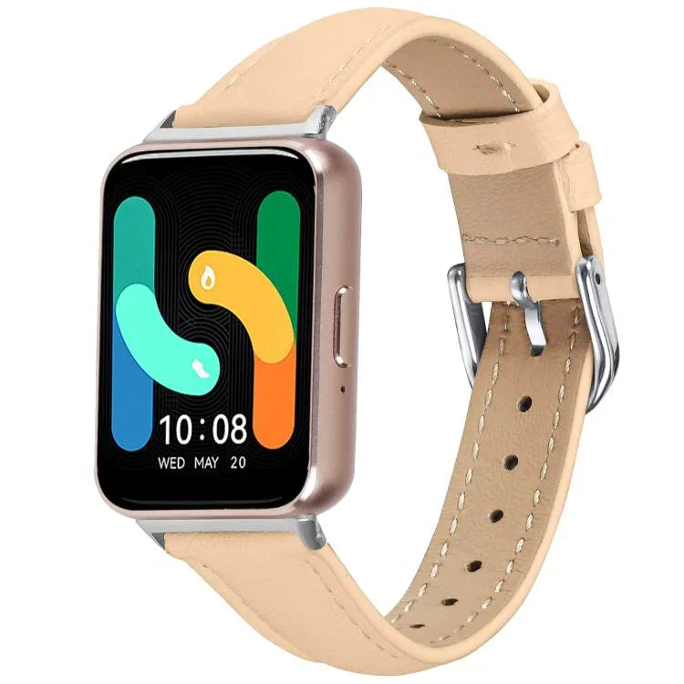 スリム 本革 時計バンド、Samsung Galaxy Fit3 用