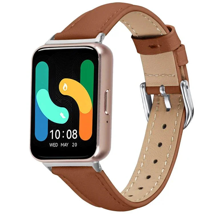 スリム 本革 時計バンド、Samsung Galaxy Fit3 用