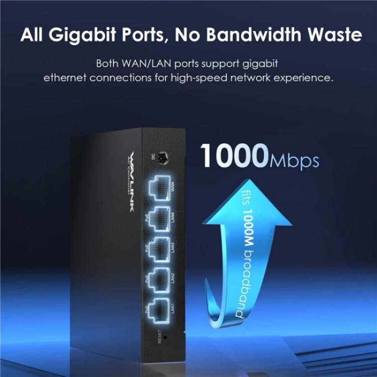 WAVLINK WN701AE IEEE 802.3AF / AT 自動検出集中AP管理PoEスイッチ、米国プラグ、英国プラグ、EUプラグ、AUプラグ