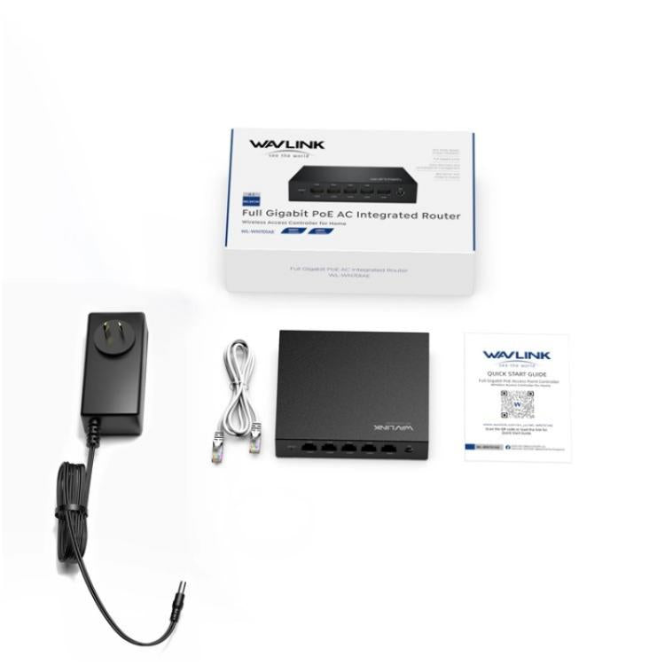 WAVLINK WN701AE IEEE 802.3AF / AT 自動検出集中AP管理PoEスイッチ、米国プラグ、英国プラグ、EUプラグ、AUプラグ