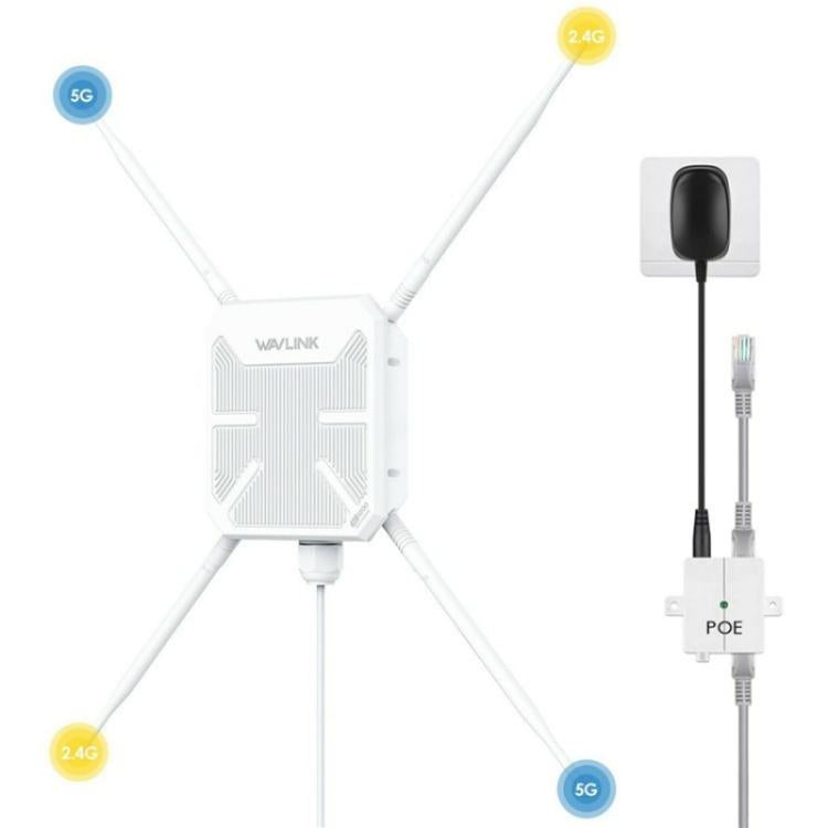 WAVLINK WN588HA2 APリピーター WiFi信号ブースター AC1200 デュアルバンドWiFiエクステンダー、米国プラグ、英国プラグ、EUプラグ、AUプラグ