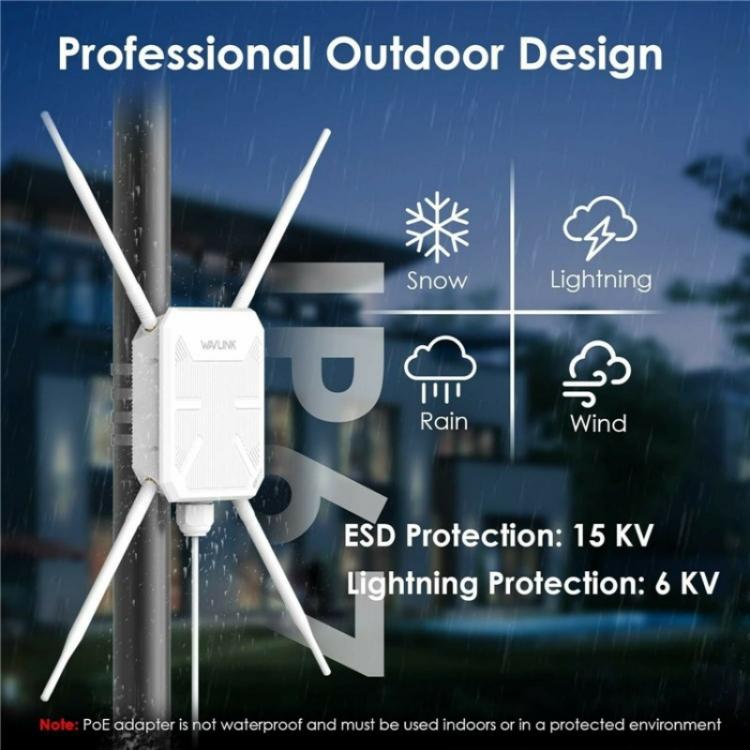 WAVLINK WN588HA2 APリピーター WiFi信号ブースター AC1200 デュアルバンドWiFiエクステンダー、米国プラグ、英国プラグ、EUプラグ、AUプラグ