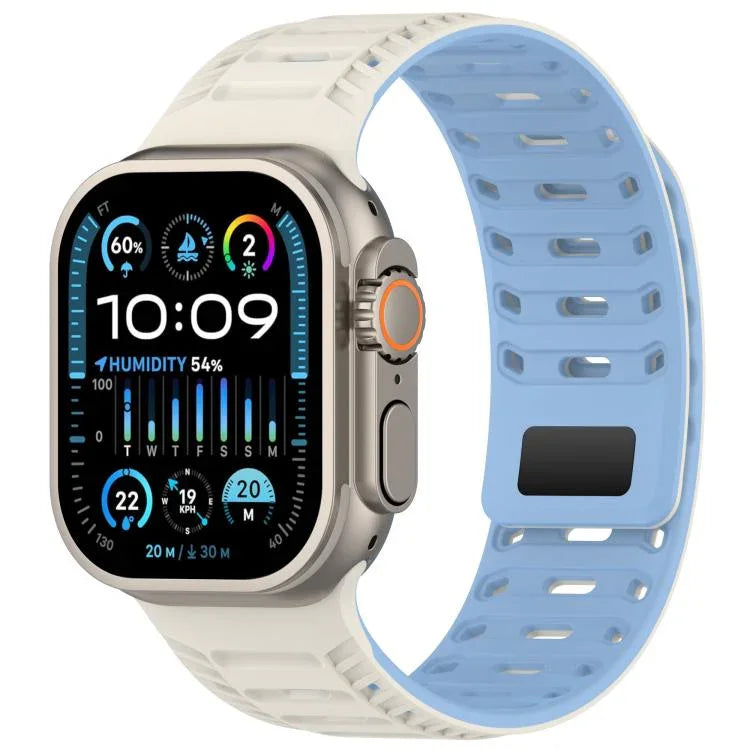 マウンテンアーマー マグネット シリコンウォッチバンド、Apple Watch 46mm / 49mm / 45mm / 44mm用、Apple Watch 42mm / 41mm / 40mm / 38mm用