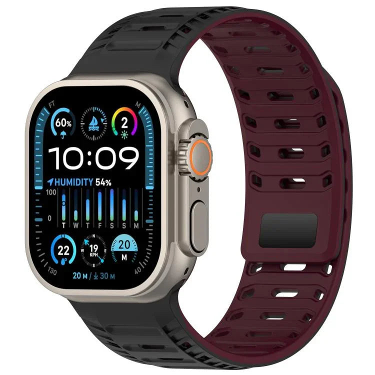 マウンテンアーマー マグネット シリコンウォッチバンド、Apple Watch 46mm / 49mm / 45mm / 44mm用、Apple Watch 42mm / 41mm / 40mm / 38mm用