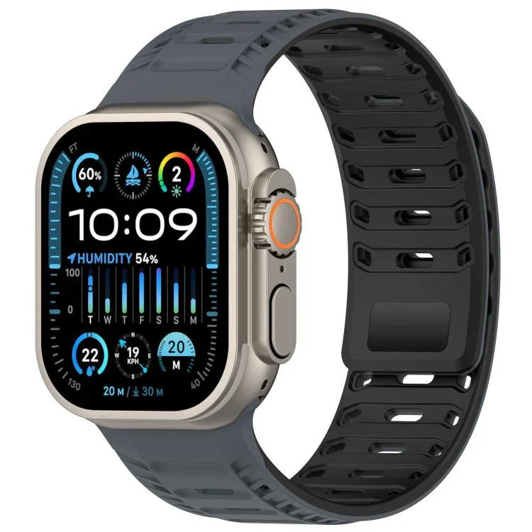 マウンテンアーマー マグネット シリコンウォッチバンド、Apple Watch 46mm / 49mm / 45mm / 44mm用、Apple Watch 42mm / 41mm / 40mm / 38mm用