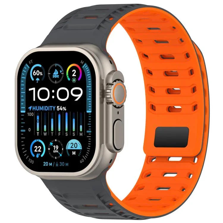 マウンテンアーマー マグネット シリコンウォッチバンド、Apple Watch 46mm / 49mm / 45mm / 44mm用、Apple Watch 42mm / 41mm / 40mm / 38mm用
