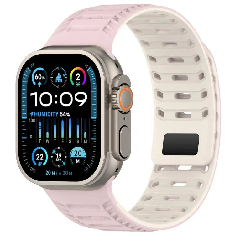 マウンテンアーマー マグネット シリコンウォッチバンド、Apple Watch 46mm / 49mm / 45mm / 44mm用、Apple Watch 42mm / 41mm / 40mm / 38mm用