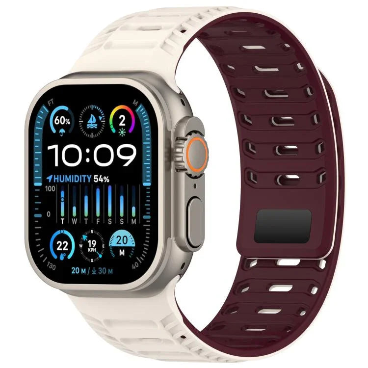 マウンテンアーマー マグネット シリコンウォッチバンド、Apple Watch 46mm / 49mm / 45mm / 44mm用、Apple Watch 42mm / 41mm / 40mm / 38mm用