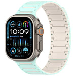 カラフルスピリット ピアノ ソフトマグネット ツートーンウォッチバンド、Apple Watch 46mm / 49mm / 45mm / 44mm用