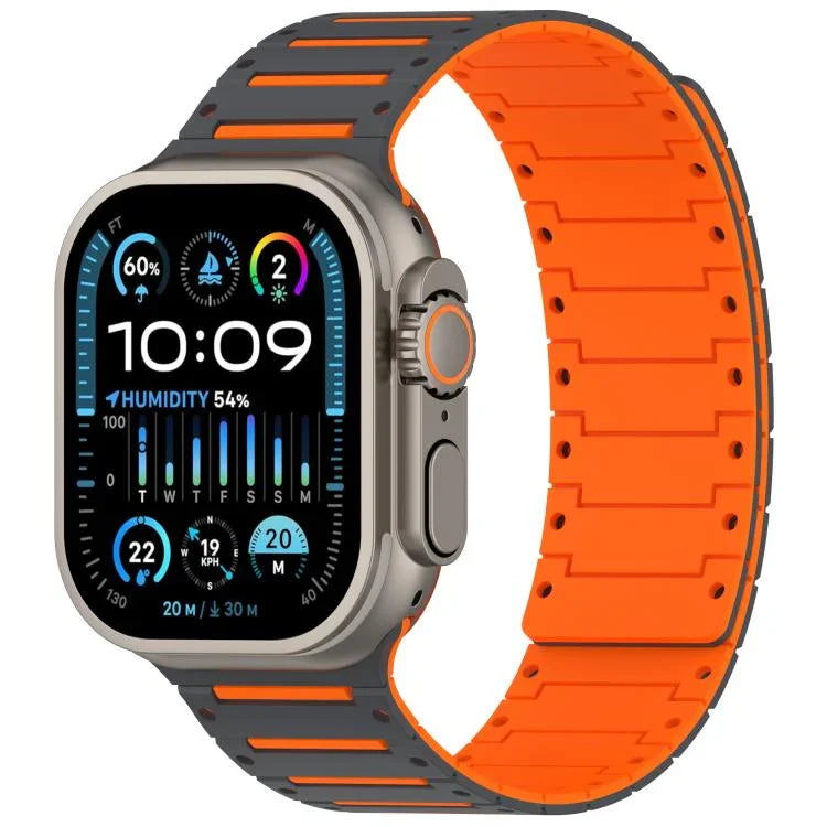 カラフルスピリット ピアノ ソフトマグネット ツートーンウォッチバンド、Apple Watch 46mm / 49mm / 45mm / 44mm用