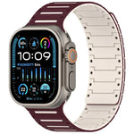 カラフルスピリット ピアノ ソフトマグネット ツートーンウォッチバンド、Apple Watch 46mm / 49mm / 45mm / 44mm用