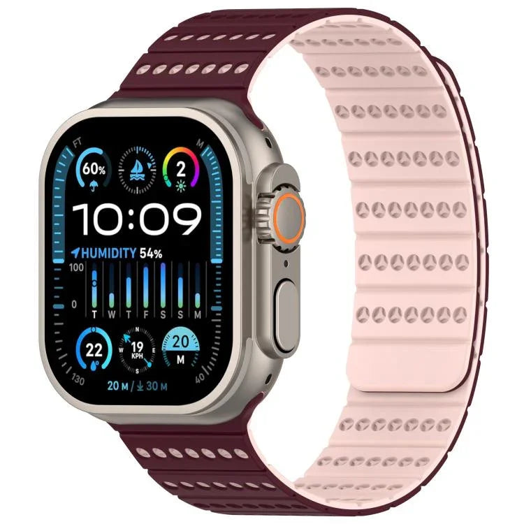 ハニカム マグネットウォッチバンド、Apple Watch 42mm / 41mm / 40mm / 38mm用、Apple Watch 46mm / 49mm / 45mm / 44mm用
