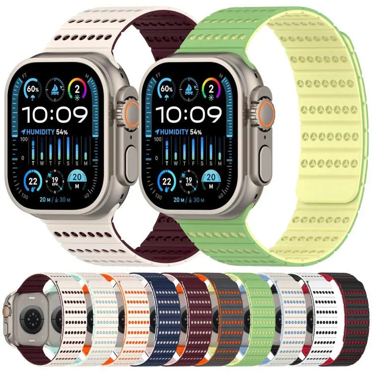 ハニカム マグネットウォッチバンド、Apple Watch 42mm / 41mm / 40mm / 38mm用、Apple Watch 46mm / 49mm / 45mm / 44mm用