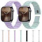 キャンディー 三ビーズ マグネットバックル PCウォッチバンド、Apple Watch 46mm / 49mm / 45mm / 44mm用、Apple Watch 42mm / 41mm / 40mm / 38mm用