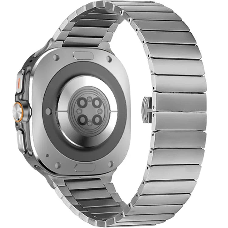 ワンビーズ バタフライバックル ステンレススチール 時計バンド、Samsung Galaxy Watch Ultra 47mm / Ultra 2025 用