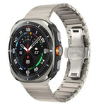 ワンビーズ バタフライバックル ステンレススチール 時計バンド、Samsung Galaxy Watch Ultra 47mm / Ultra 2025 用