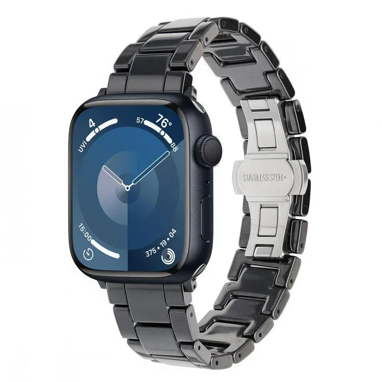 タンクグレイン セラミックウォッチバンド、Apple Watch 46mm / 49mm / 45mm / 44mm用、Apple Watch 42mm / 41mm / 40mm / 38mm用