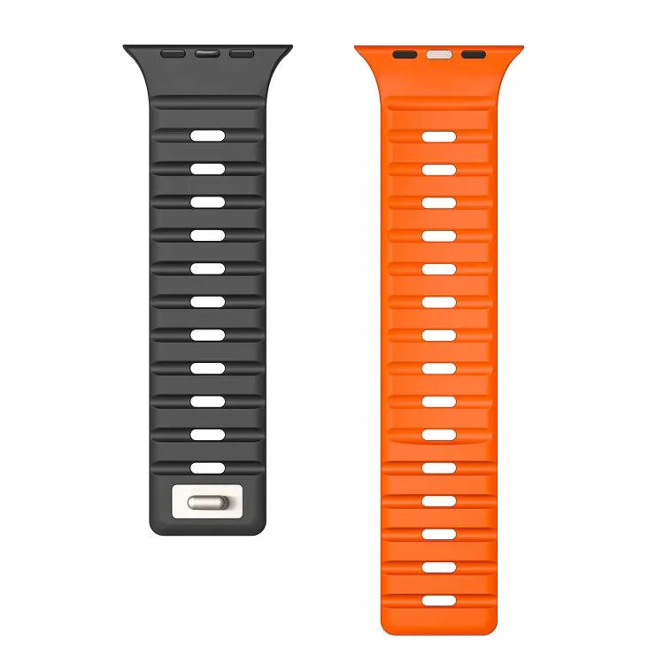 Norman 磁気シリコンウォッチバンド、Apple Watch 46mm / 49mm / 45mm / 44mm 用、Apple Watch 42mm / 41mm / 40mm / 38mm 用