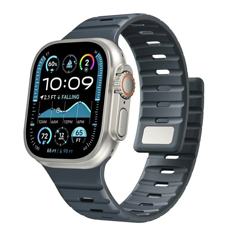 Norman 磁気シリコンウォッチバンド、Apple Watch 46mm / 49mm / 45mm / 44mm 用、Apple Watch 42mm / 41mm / 40mm / 38mm 用