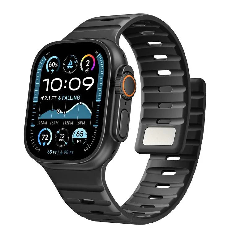 Norman 磁気シリコンウォッチバンド、Apple Watch 46mm / 49mm / 45mm / 44mm 用、Apple Watch 42mm / 41mm / 40mm / 38mm 用