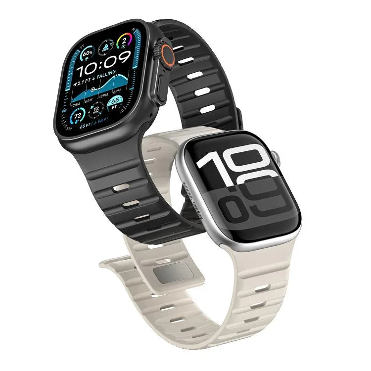 Norman 磁気シリコンウォッチバンド、Apple Watch 46mm / 49mm / 45mm / 44mm 用、Apple Watch 42mm / 41mm / 40mm / 38mm 用