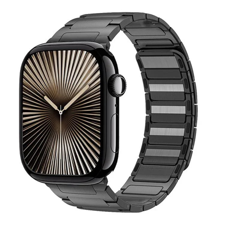 Iビーム磁気ステンレススチールストラップ、Apple Watch 46mm / 49mm / 45mm / 44mm 用、Apple Watch 42mm / 41mm / 40mm / 38mm 用