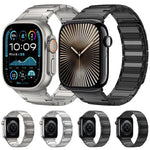 Iビーム磁気ステンレススチールストラップ、Apple Watch 46mm / 49mm / 45mm / 44mm 用、Apple Watch 42mm / 41mm / 40mm / 38mm 用