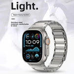 Iビーム磁気ステンレススチールストラップ、Apple Watch 46mm / 49mm / 45mm / 44mm 用、Apple Watch 42mm / 41mm / 40mm / 38mm 用