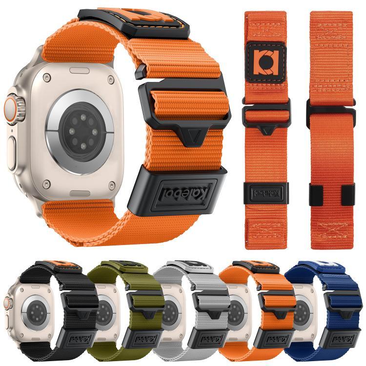 Kalebol 編みナイロンスポーツウォッチバンド、Apple Watch 46mm / 49mm / 45mm / 44mm 用、Apple Watch 42mm / 41mm / 40mm / 38mm 用