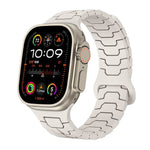 スチールドラゴンスケール磁気シリコンウォッチバンド、Apple Watch 46mm / 49mm / 45mm / 44mm 用