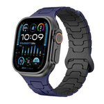 スチールドラゴンスケール磁気シリコンウォッチバンド、Apple Watch 46mm / 49mm / 45mm / 44mm 用