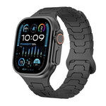 スチールドラゴンスケール磁気シリコンウォッチバンド、Apple Watch 46mm / 49mm / 45mm / 44mm 用