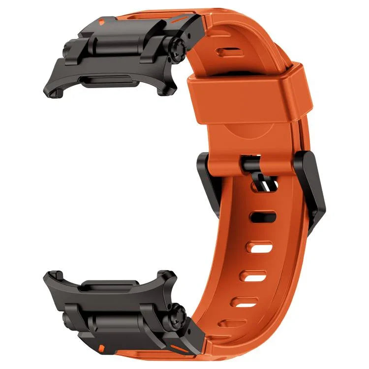 Explorer Metal Head Fluororubber Watch Band, For Samsung Galaxy Watch Ultra 47mm / Ultra 2025