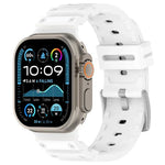 ダイヤモンドテクスチャーツートンカラーシリコンウォッチバンド、Apple Watch 46mm / 49mm / 45mm / 44mm 用