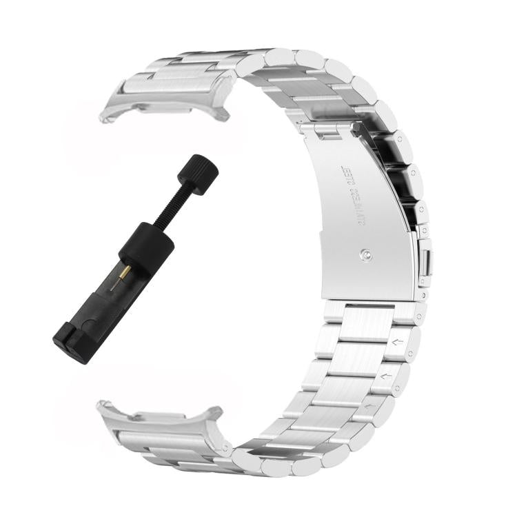 スリービーズステンレススチール時計バンド（取り外し工具付き）、Samsung Galaxy Watch8 / Watch8 Classic用