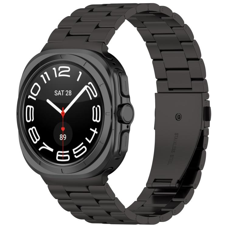 スリービーズステンレススチール時計バンド（取り外し工具付き）、Samsung Galaxy Watch8 / Watch8 Classic用