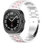 スリービーズステンレススチール時計バンド（取り外し工具付き）、Samsung Galaxy Watch8 / Watch8 Classic用