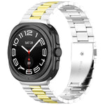 スリービーズステンレススチール時計バンド（取り外し工具付き）、Samsung Galaxy Watch8 / Watch8 Classic用