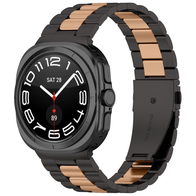 スリービーズステンレススチール時計バンド（取り外し工具付き）、Samsung Galaxy Watch8 / Watch8 Classic用