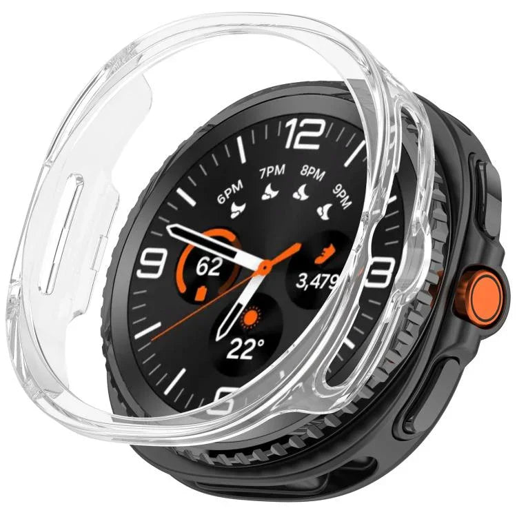 ハーフカバレッジ 中空 PC 時計カバー、Samsung Galaxy Watch8 Classic 46mm 用、Samsung Galaxy Watch 8 44mm 用、Samsung Galaxy Watch 8 40mm 用