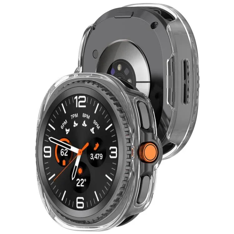 ハーフカバレッジ 中空 PC 時計カバー、Samsung Galaxy Watch8 Classic 46mm 用、Samsung Galaxy Watch 8 44mm 用、Samsung Galaxy Watch 8 40mm 用