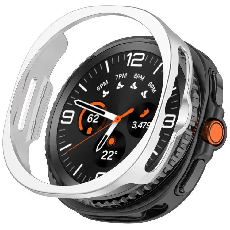 ハーフカバレッジ 中空 PC 時計カバー、Samsung Galaxy Watch8 Classic 46mm 用、Samsung Galaxy Watch 8 44mm 用、Samsung Galaxy Watch 8 40mm 用