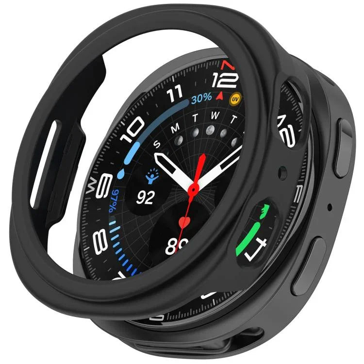 ハーフカバレッジ 中空 PC 時計カバー、Samsung Galaxy Watch8 Classic 46mm 用、Samsung Galaxy Watch 8 44mm 用、Samsung Galaxy Watch 8 40mm 用