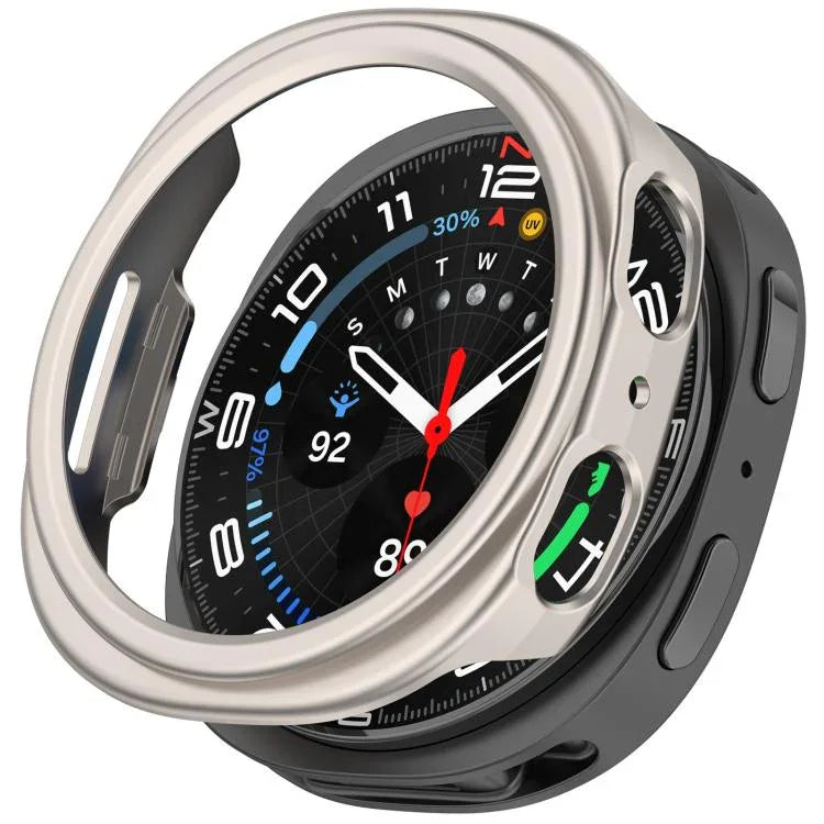 ハーフカバレッジ 中空 PC 時計カバー、Samsung Galaxy Watch8 Classic 46mm 用、Samsung Galaxy Watch 8 44mm 用、Samsung Galaxy Watch 8 40mm 用