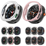 ハーフカバレッジ 中空 PC 時計カバー、Samsung Galaxy Watch8 Classic 46mm 用、Samsung Galaxy Watch 8 44mm 用、Samsung Galaxy Watch 8 40mm 用
