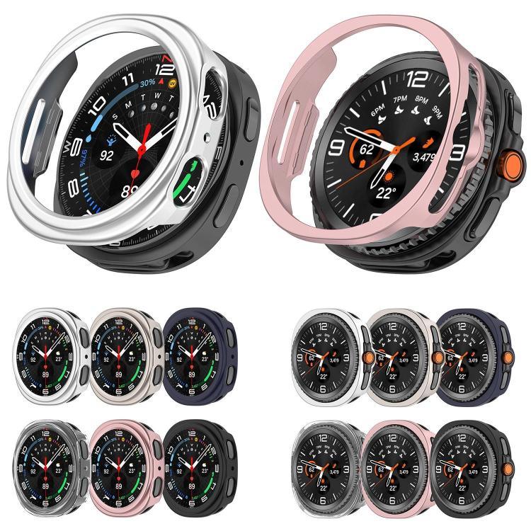 ハーフカバレッジ 中空 PC 時計カバー、Samsung Galaxy Watch8 Classic 46mm 用、Samsung Galaxy Watch 8 44mm 用、Samsung Galaxy Watch 8 40mm 用