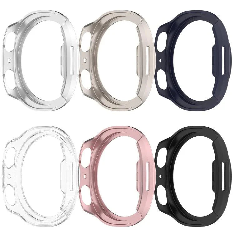 ハーフカバレッジ 中空 PC 時計カバー、Samsung Galaxy Watch8 Classic 46mm 用、Samsung Galaxy Watch 8 44mm 用、Samsung Galaxy Watch 8 40mm 用