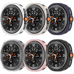 ハーフカバレッジ 中空 PC 時計カバー、Samsung Galaxy Watch8 Classic 46mm 用、Samsung Galaxy Watch 8 44mm 用、Samsung Galaxy Watch 8 40mm 用