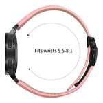 クイックリリース ライチテクスチャー ブラック タートルバックバックル レザー時計バンド、Samsung Galaxy Watch 7 40 / 44mm 用