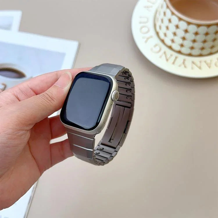 カーブサイド着脱式ステンレススチールウォッチバンド、Apple Watch 46mm / 49mm / 45mm / 44mm用、Apple Watch 42mm / 41mm / 40mm / 38mm用